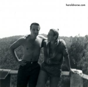 Thomas Livingston and Harold Norse in Vence, 1963